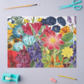Bright Floral kleurrijke wilde bloemen Tissuepapier (Craft)