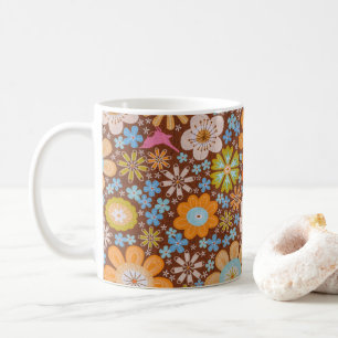 Bright Floral Koffiemok