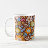 Bright Floral Koffiemok (Links)