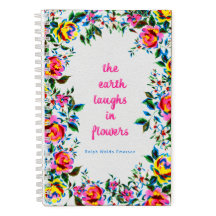 Bright Floral Laughter Dot Grid Journal