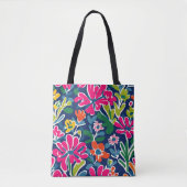 Bright floral matisse stijl kunst canvas tas (Voorkant)