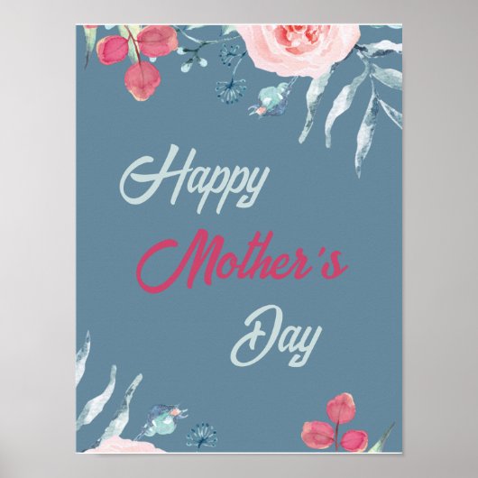 Bright Floral | Moederdag 2024 Poster (Voorkant)