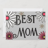 Bright Floral Moederdag Kaart (Voorkant)