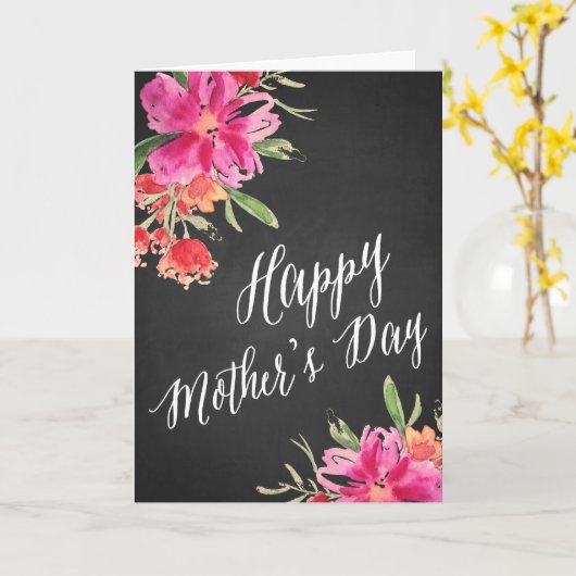 Bright Floral | Moederdag-kaart Kaart (Gele Bloem)