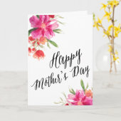 Bright Floral | Moederdag-kaart Kaart (Gele Bloem)