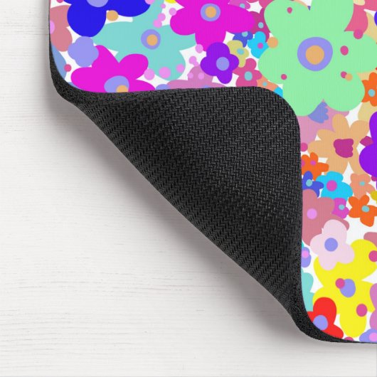 Bright Floral Mousepad Muismat (Hoek)