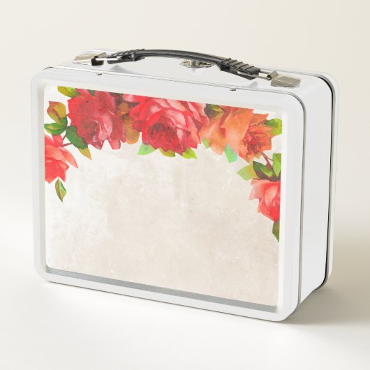 Bright Floral omhuld lunch box (Achterkant)