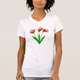 Bright Floral ontworpen T-shirt