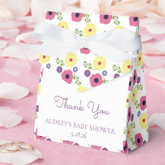 Bright Floral Party Favoriet Box Bedankdoosjes (Huwelijk)