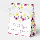Bright Floral Party Favoriet Box Bedankdoosjes (Voorkant Zijde)