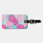 Bright Floral patroon 2 Bagagelabel (Voorkant horizontaal)