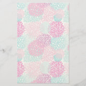 Bright Floral patroon 2 Briefpapier (Voorkant)