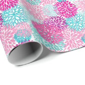 Bright Floral patroon 2 Cadeaupapier (Rol Hoek)