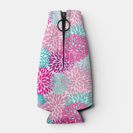 Bright Floral patroon 2 Flesjeskoeler (Achterkant)
