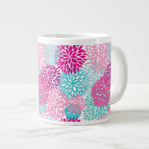 Bright Floral patroon 2 Grote Koffiekop