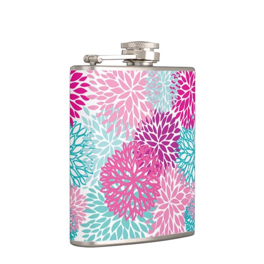 Bright Floral patroon 2 Heupfles (Rechts)