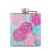 Bright Floral patroon 2 Heupfles (Achterkant)