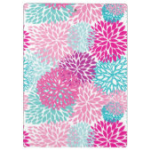 Bright Floral patroon 2 Klembord (Achterkant)