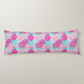 Bright Floral patroon 2 Lichaamskussen (Achterkant)