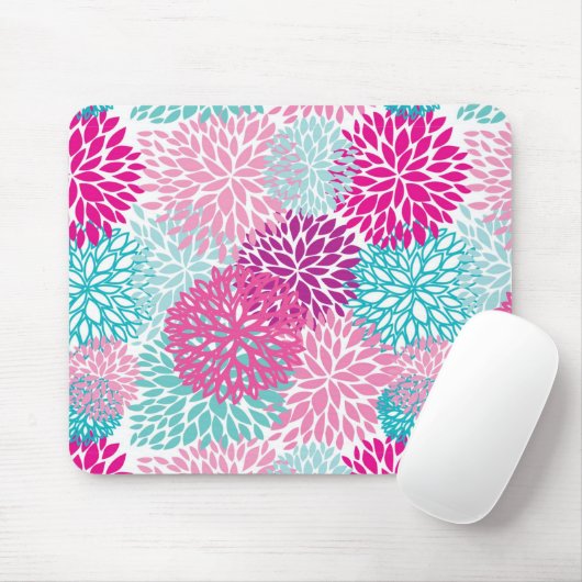 Bright Floral patroon 2 Muismat (Met muis)