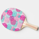Bright Floral patroon 2 Tafeltennisbatje (Zijkant)