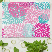 Bright Floral patroon 2 Theedoek (Gevouwen)