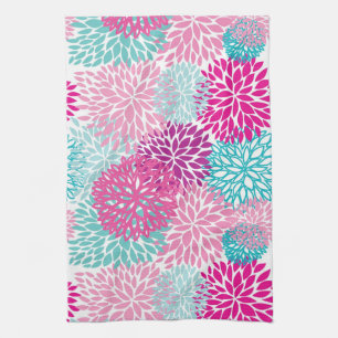 Bright Floral patroon 2 Theedoek