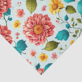 Bright Floral Patroon Tissuepapier (Detail)