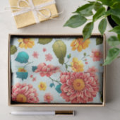 Bright Floral Patroon Tissuepapier (Geschenk)