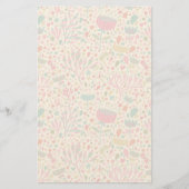 Bright floral pattern briefpapier (Voorkant)