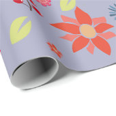 Bright Floral Pattern Wrapping Paper Sheets Cadeaupapier (Rol Hoek)
