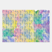 Bright Floral Profusion Vrijgezellenfeest Inpakpapier Vel (Voorkant 2)