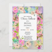 Bright Floral Profusion Vrijgezellenfeest Kaart (Voorkant)