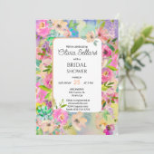 Bright Floral Profusion Vrijgezellenfeest Kaart (Staand voorkant)