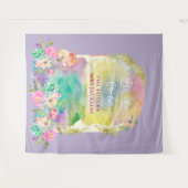 Bright Floral Profusion Vrijgezellenfeest Wandkleed (Voorkant (horizontaal))