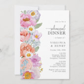 Bright Floral repetitie diner Kaart (Voorkant)