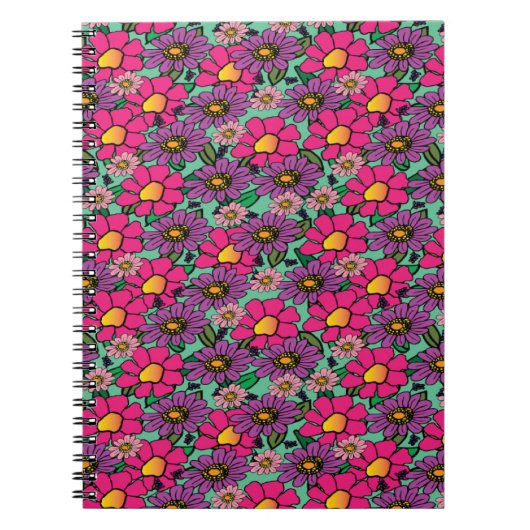 Bright floral Spiral Notitieboek (Voorkant)