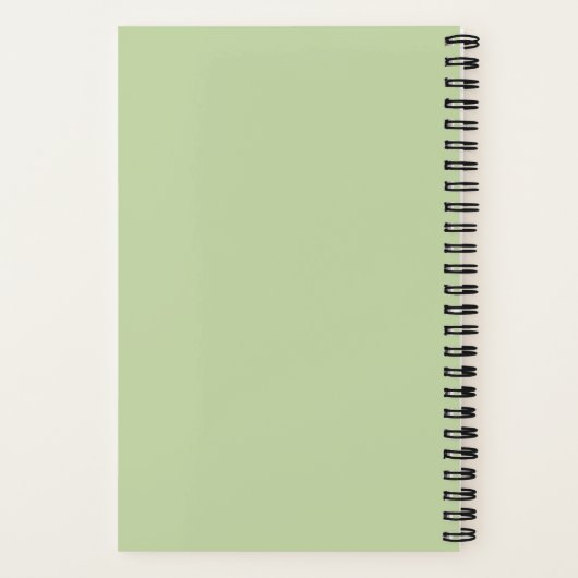 Bright Floral Square Lijst Journaal met Jezus Notitieboek (Achterkant)