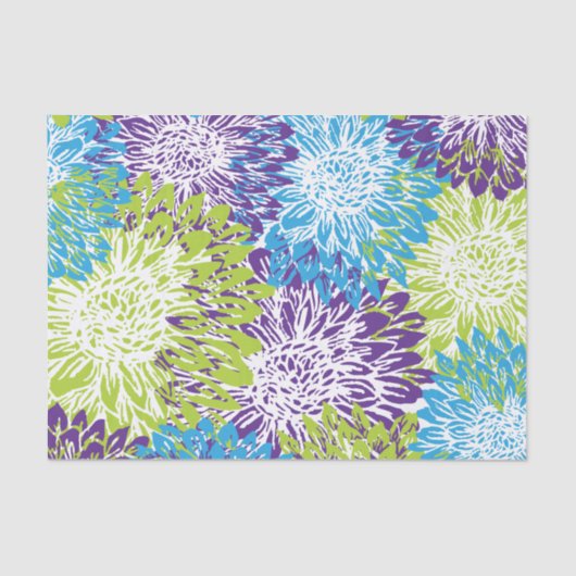 Bright Floral Tissuepapier (Voorkant)