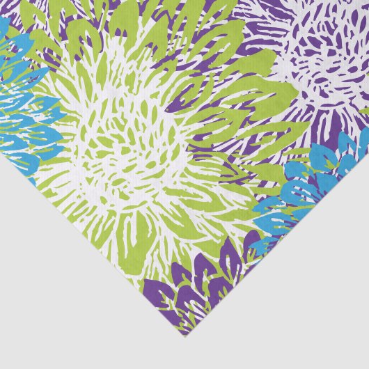 Bright Floral Tissuepapier (Detail)