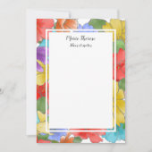 Bright Floral vormgegeven persoonlijke notities en (Voorkant)
