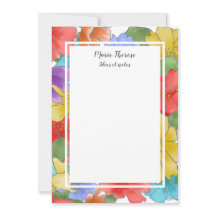 Bright Floral vormgegeven persoonlijke notities en