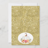 Bright Floral White Pumpkin - Hartelijk dank Kaart (Achterkant)