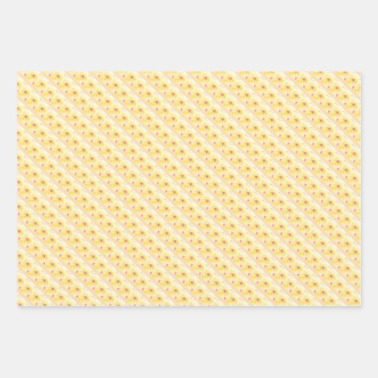 Bright Floral Wrapping Paper Sheet Set (Voorkant 3)