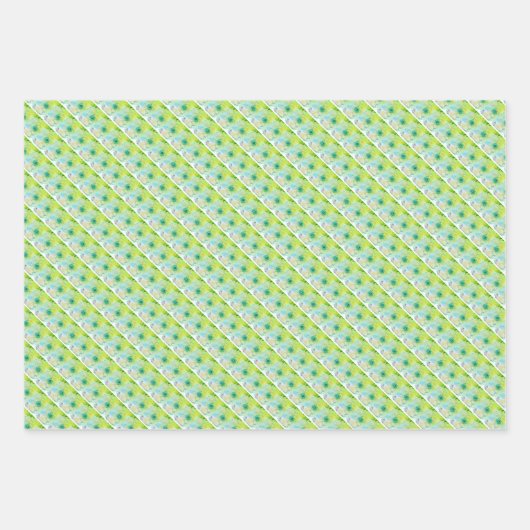 Bright Floral Wrapping Paper Sheet Set (Voorkant 2)