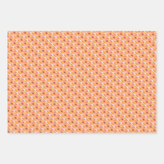 Bright Floral Wrapping Paper Sheet Set (Voorkant)