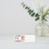 Bright Florals Parfum Tester Mini Visitekaartje (Staand voorkant)