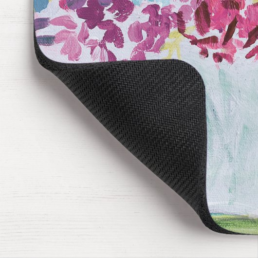 Bright Flower Bouquet Muismat (Hoek)