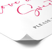 Bright Flower Citrus Slice Bridal Love is zoet Poster (Hoek)