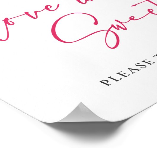 Bright Flower Citrus Slice Bridal Love is zoet Poster (Hoek)